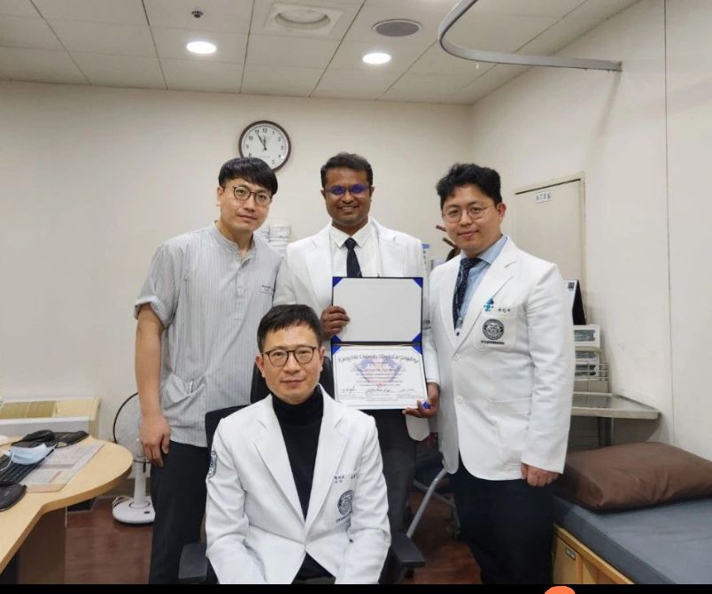 Fellowship Completion at Kyung Hee University, South Korea loading=