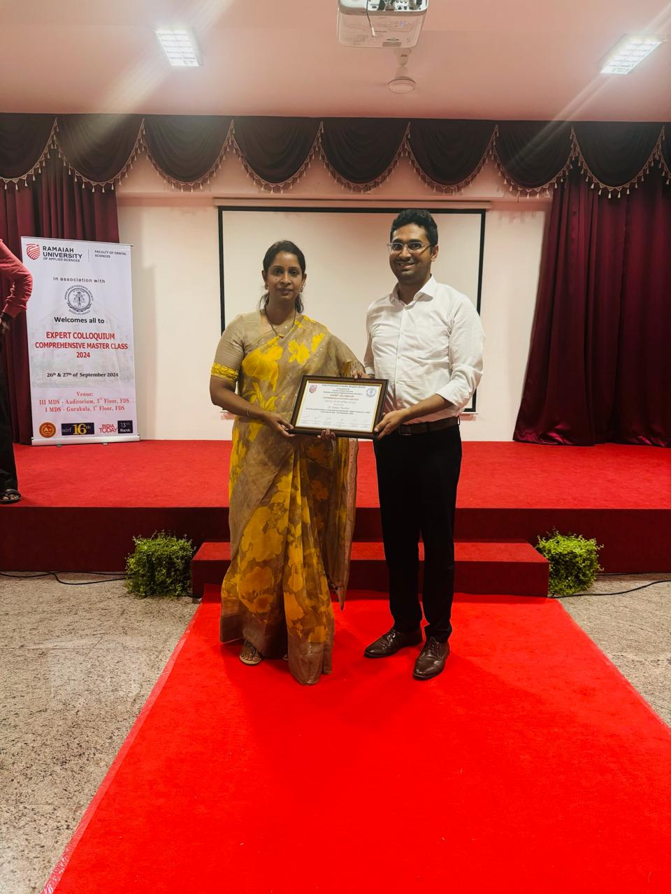 Guest Speaker at M.S. Ramaiah Dental College loading=