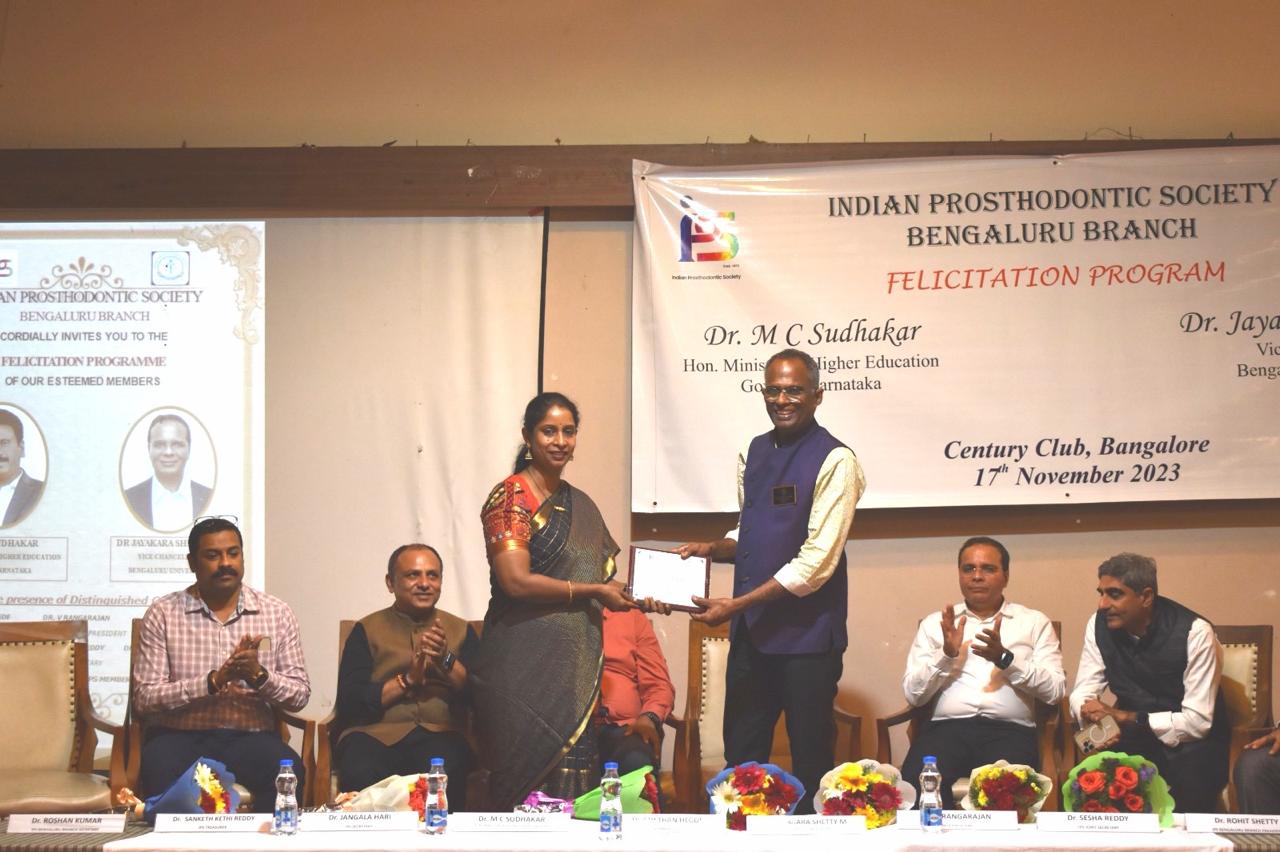 Office Bearer, Indian Prosthodontic Society – Bengaluru Branch loading=