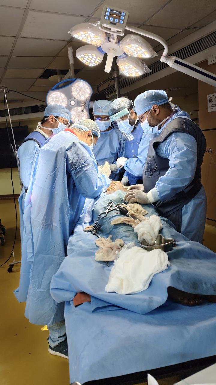 Participated as a faculty in cadaveric workshop conducted in Ramaiah ALC loading=