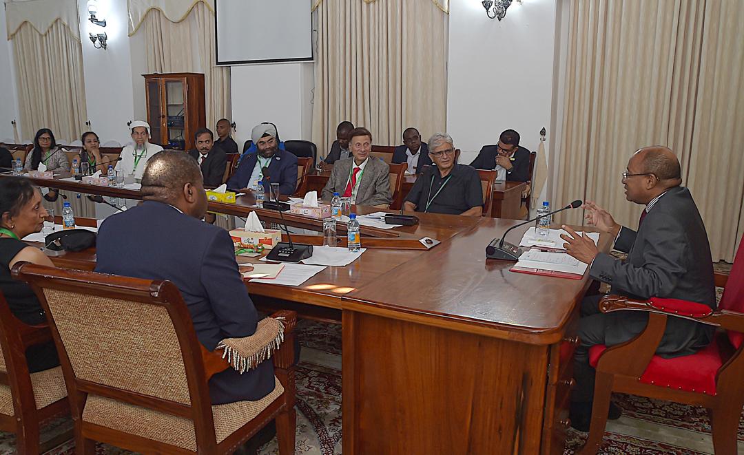 Meeting with the President of Zanzibar along with APPI doctors from America.