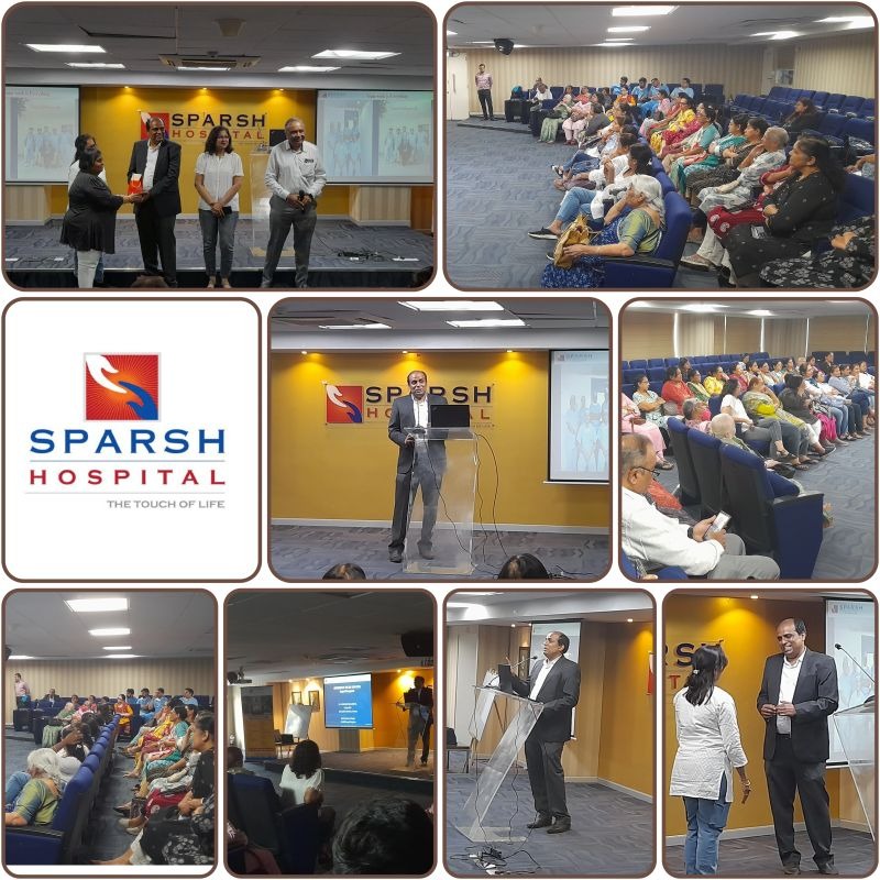 Conducted a health awareness session on knee and hip replacement loading=