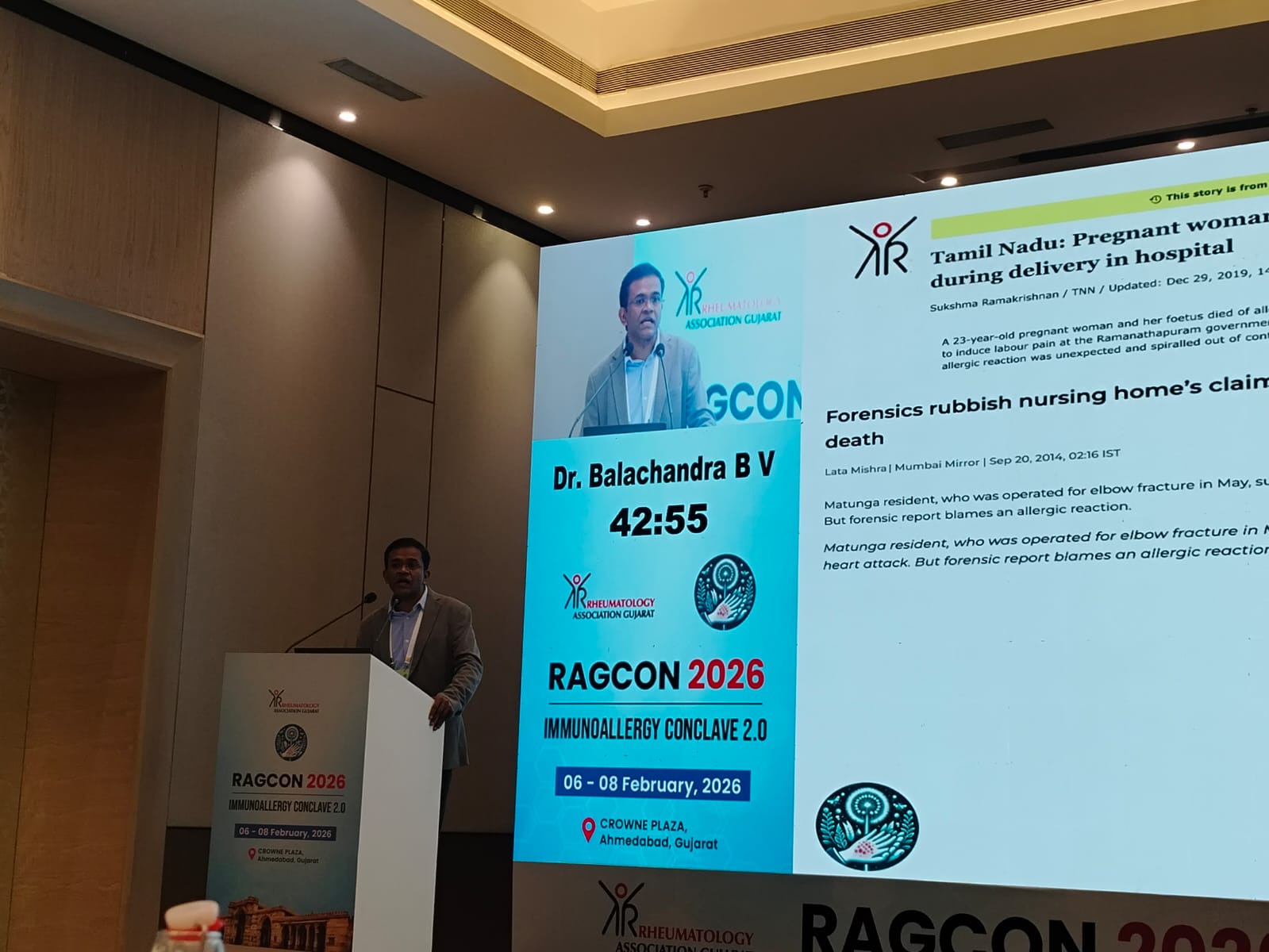 Speaker in Immuno Allergy Conclave Feb 2026 in Ahamadabad loading=