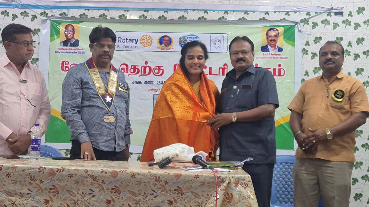 Spoke to Rotary members, central Vellore on importance of parenting