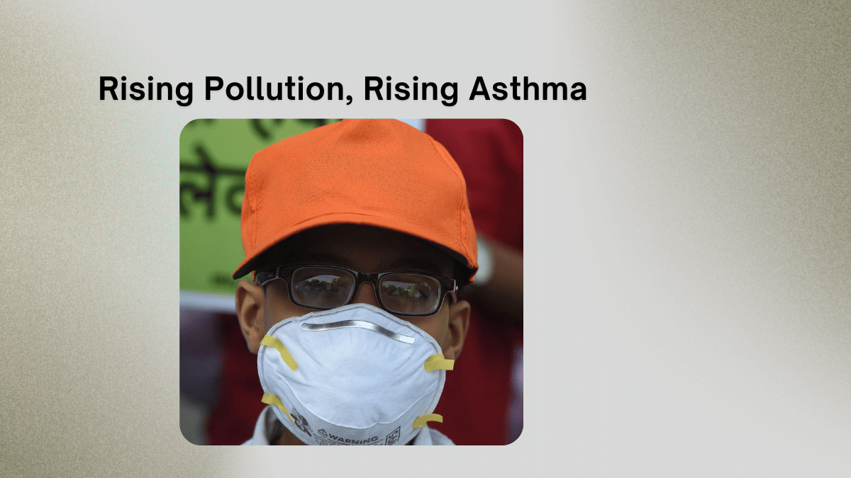 rising pollution rising asthma awareness children davanagere