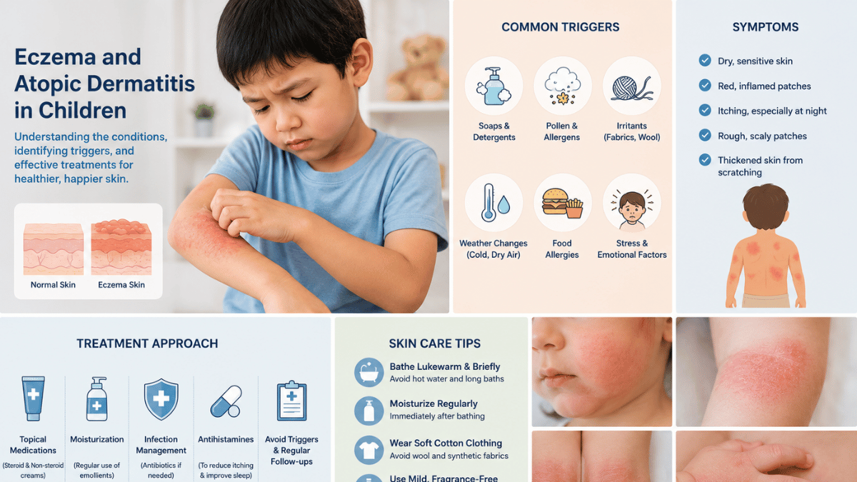 Eczema and Atopic Dermatitis: Conditions, Triggers, and Treatments for Children