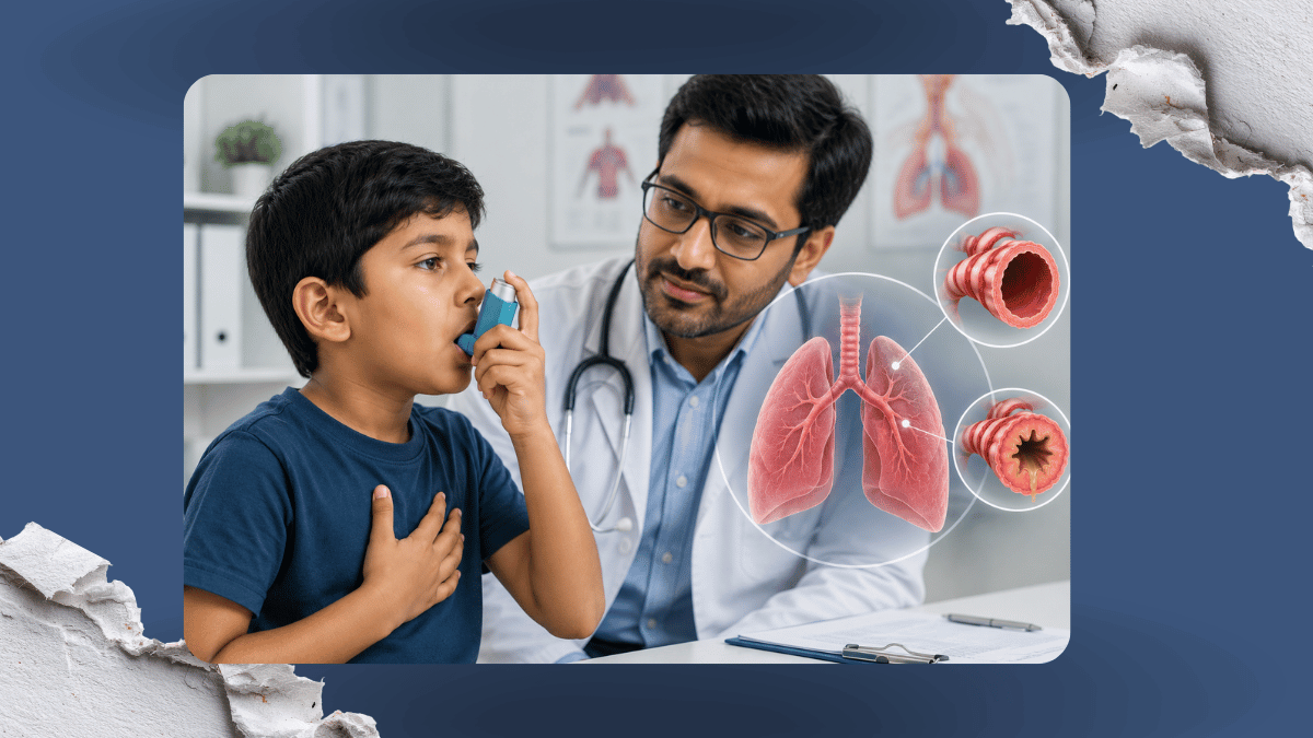 childhood asthma diagnosis treatment varanasi