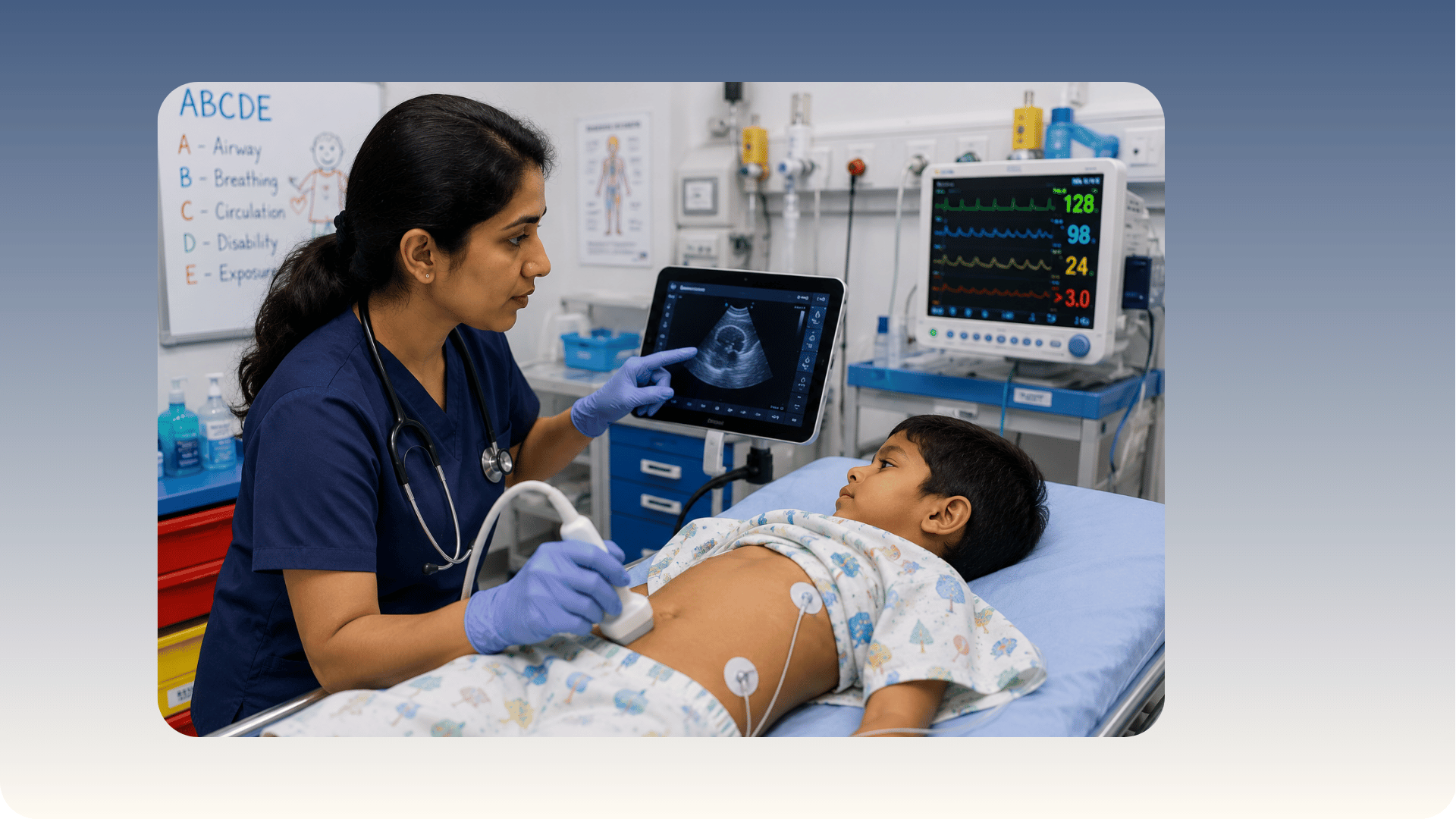 pocus bedside ultrasound paediatrics varanasi