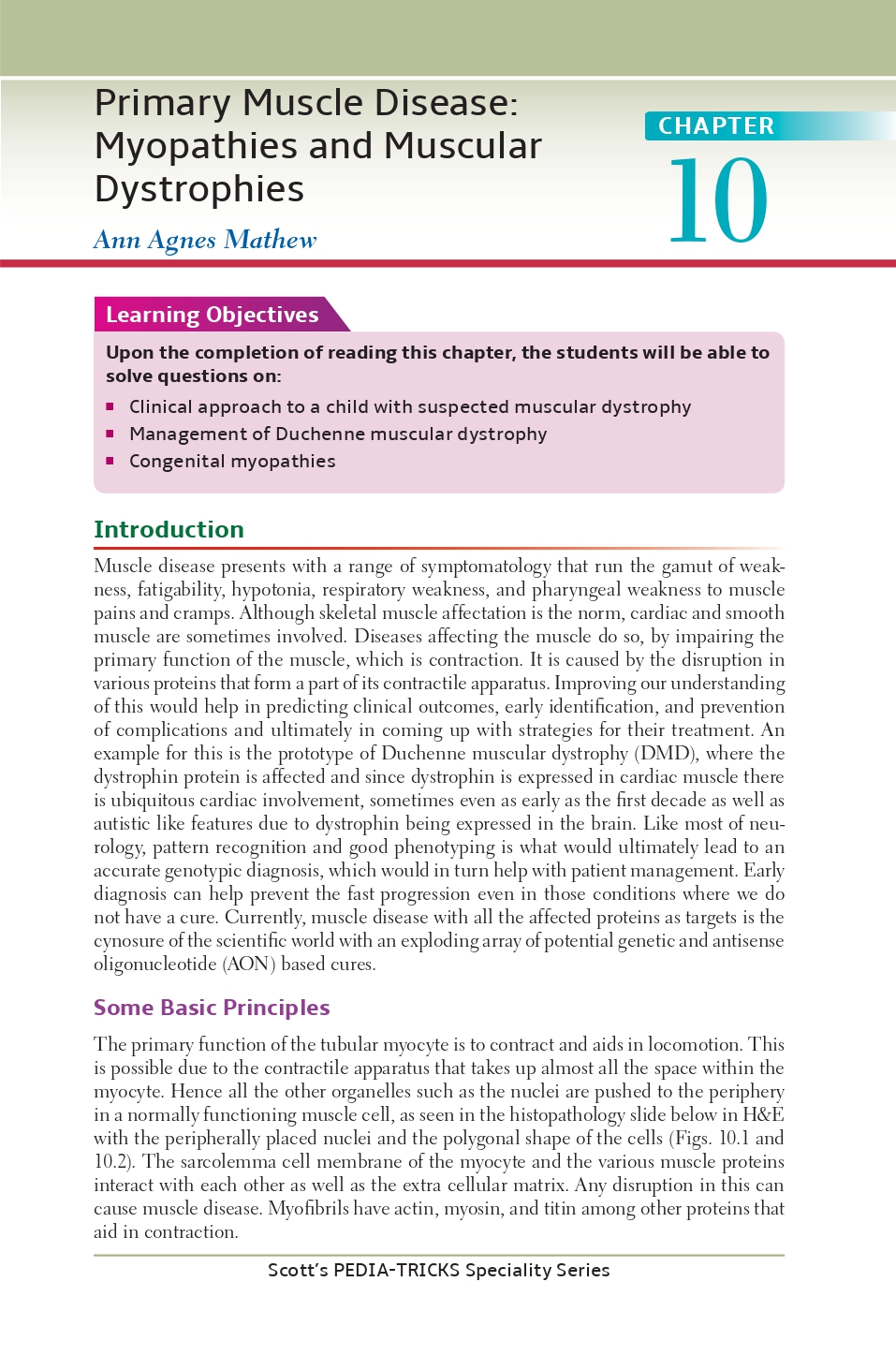 primary muscle disease award